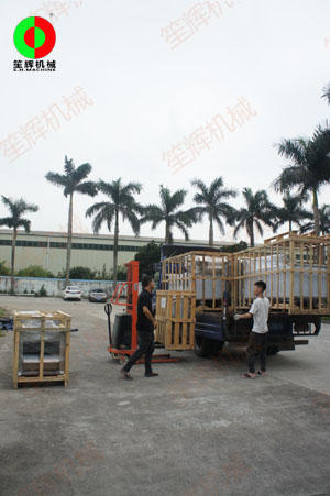 深圳給力終端客戶購(gòu)買(mǎi)多臺(tái)食品加工處理設(shè)備