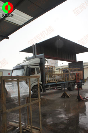 大雨滂沱，也要把蔬果清洗加工生產(chǎn)線按時按質(zhì)裝車交付客戶！