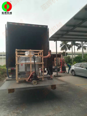 大蒜分瓣機(jī)、大蒜脫皮機(jī)等設(shè)備發(fā)貨交付客戶！