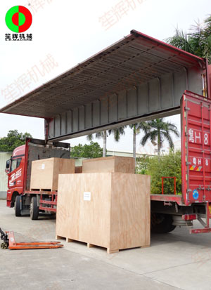 印尼客戶訂購(gòu)的切菜機(jī)和毛刷清洗去皮機(jī)等設(shè)備出貨交付！