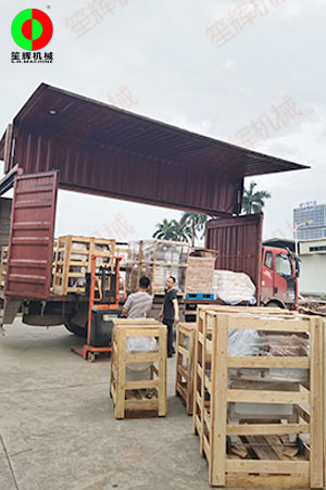 一批蔬果切割加工設備交付山東客戶！