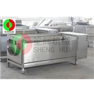 蔬果清洗機(jī)/蔬果脫皮機(jī)/大型瓜果毛刷清洗脫皮機(jī)QX-818(視頻）